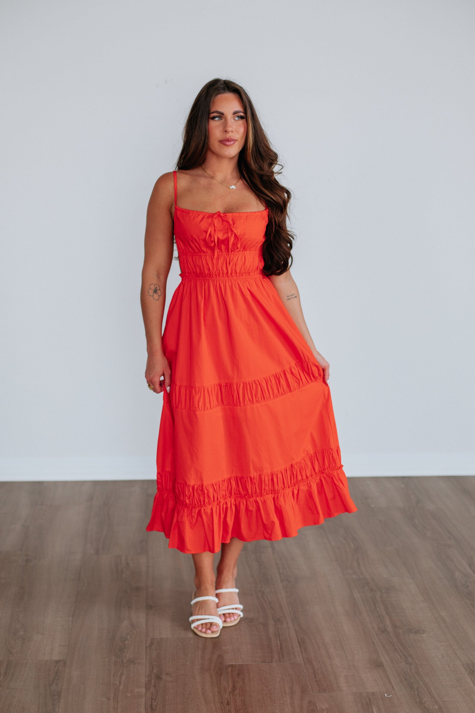 Esta Midi Dress - Image 4