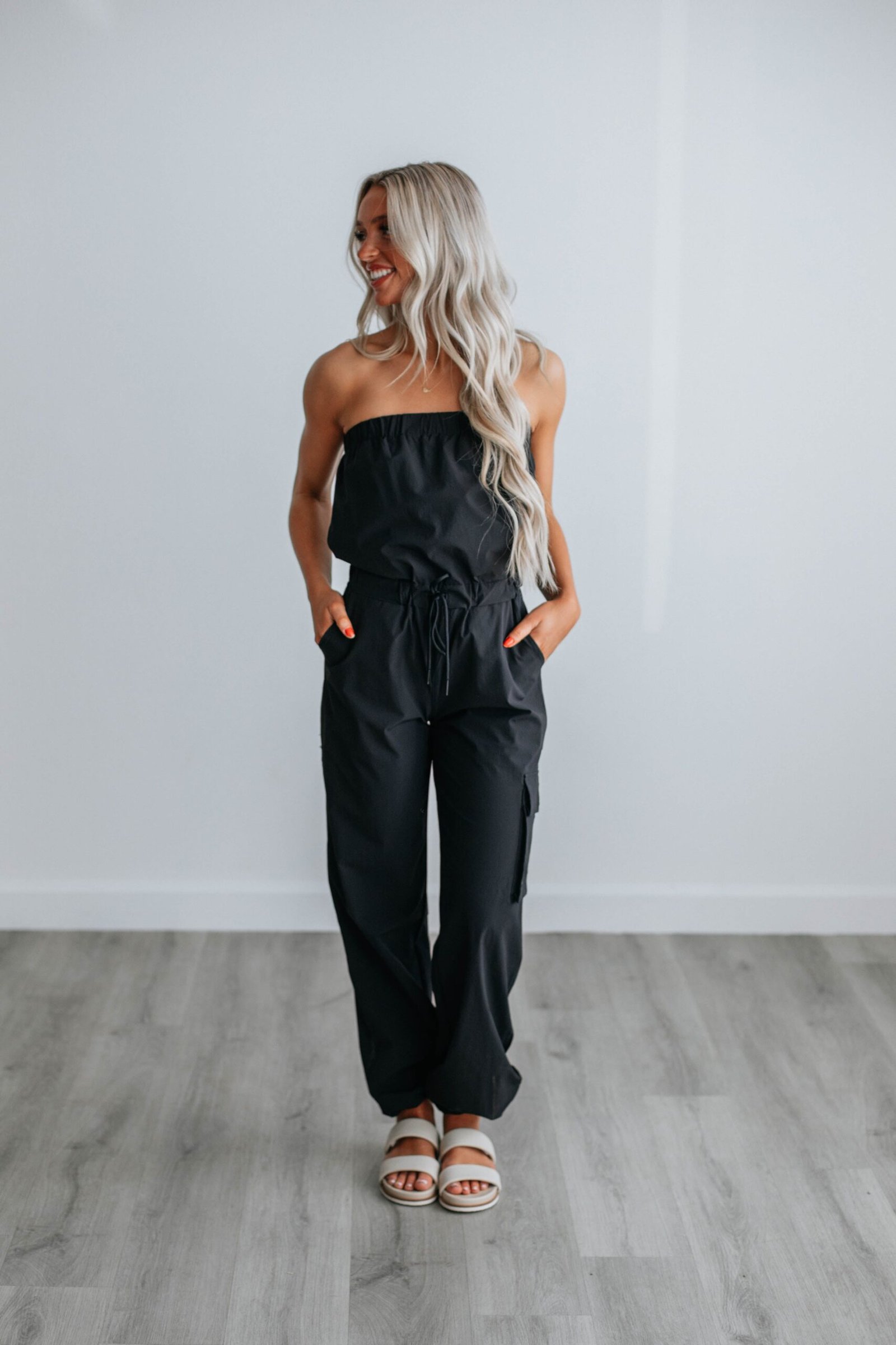 Kamari Active Jumpsuit - Black - Image 4